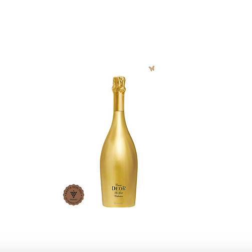 Famiglia-Cielo-Cuvee-Deor-The-Gold-Collection1.png CUVÉE DEOR GOLD SPUMANTE EXTRA DRY, IGT Venezia, Itaalia 0,75 L 11%