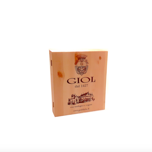 Wooden Box for 3 bottles